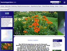 Tablet Screenshot of heavenlygardens.com